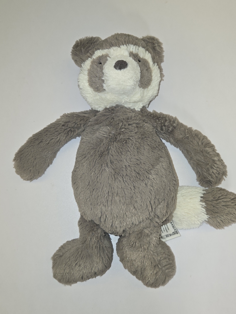 Retired Jellycat Bashful Raccoon 12” Medium Plush – Good Condition Rare
